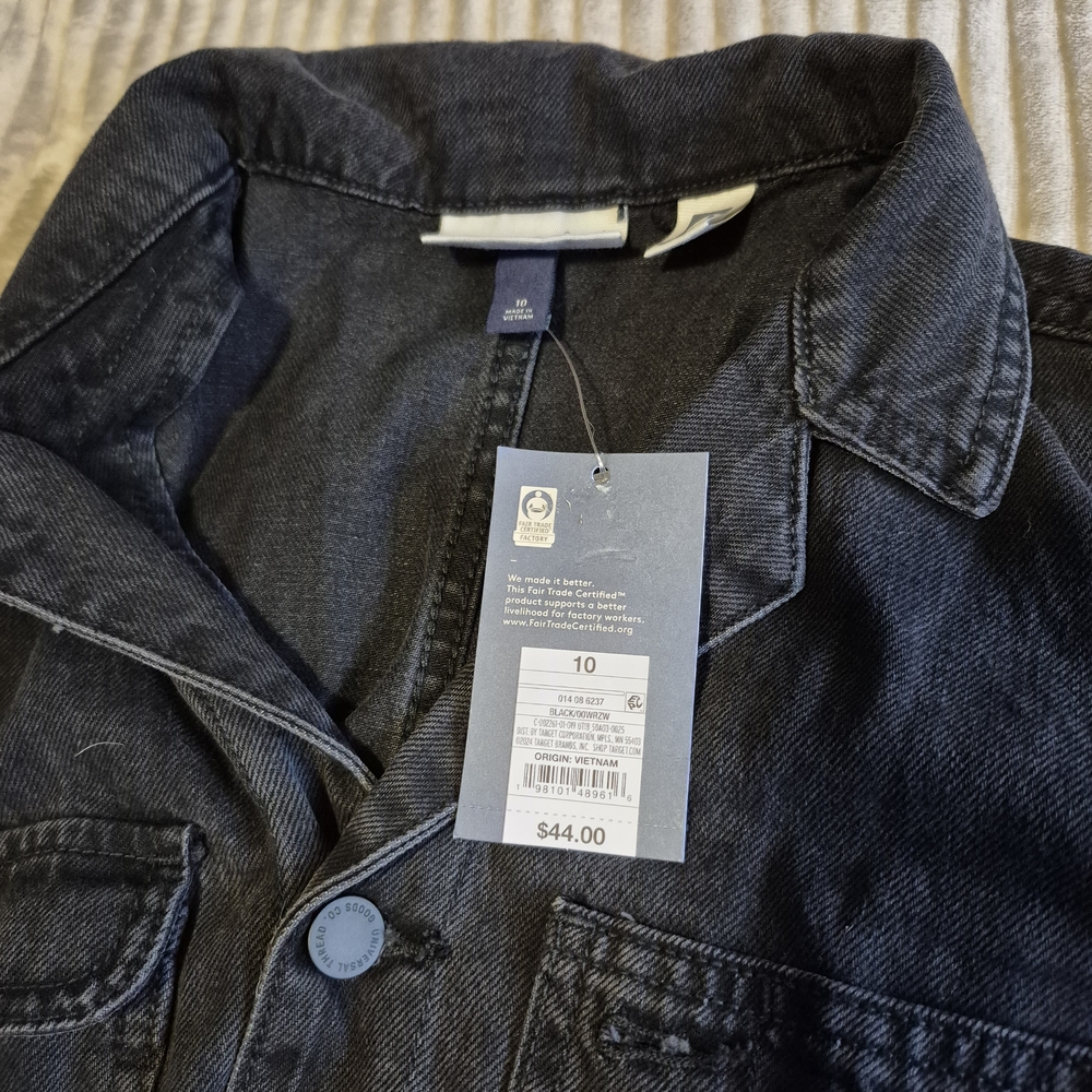 Universal Thread Black Denim Jumpsuit - Picture 6 of 6